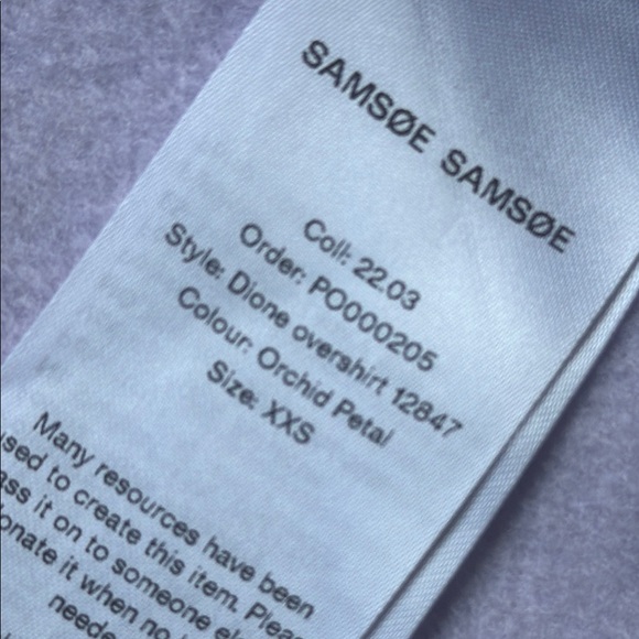 SAMSOE SAMSOE DIONE OVERSHIRT JACKET size XXS - Picture 4 of 8